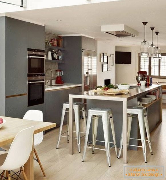 Beautiful Gray Kitchen 2015