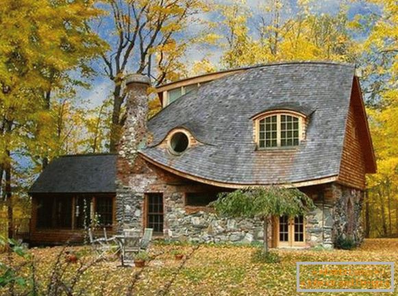 beautiful roofs of one-story houses, photo 11