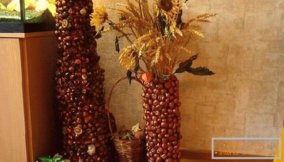 handmade articles made of chestnuts, photo 22