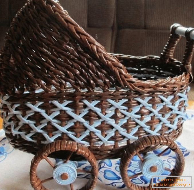 Forgery - stroller from wicker paper