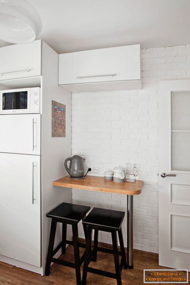 Kitchen in white color
