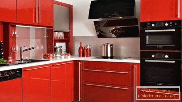 Red Black Kitchen photo 27