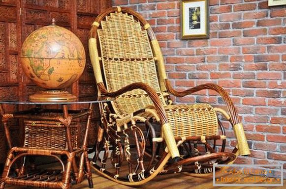 wicker chair rocking chair, photo 21