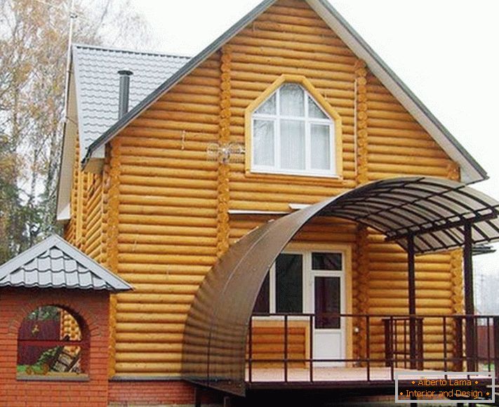 поликарбонатное porch of the house