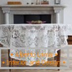 Openwork tablecloth