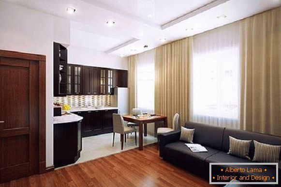 kitchen design living room, cover and furniture photo 14