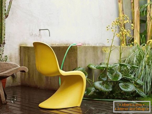 Yellow Panton chair