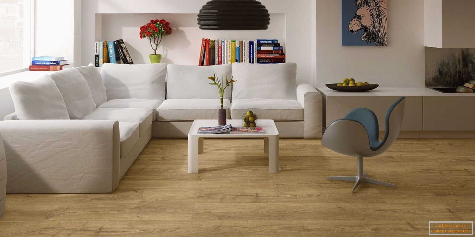 Laminate in the living room