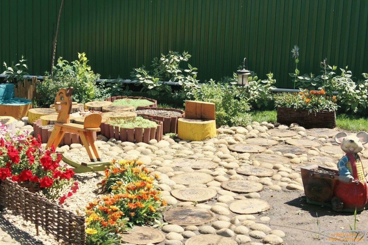 Children's playground on site