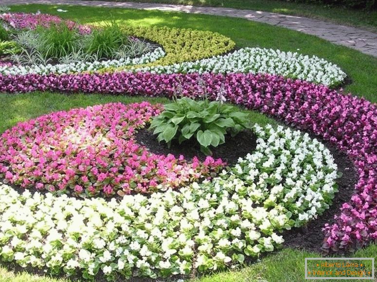 Parterre flower garden