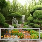 Japanese style in landscape design