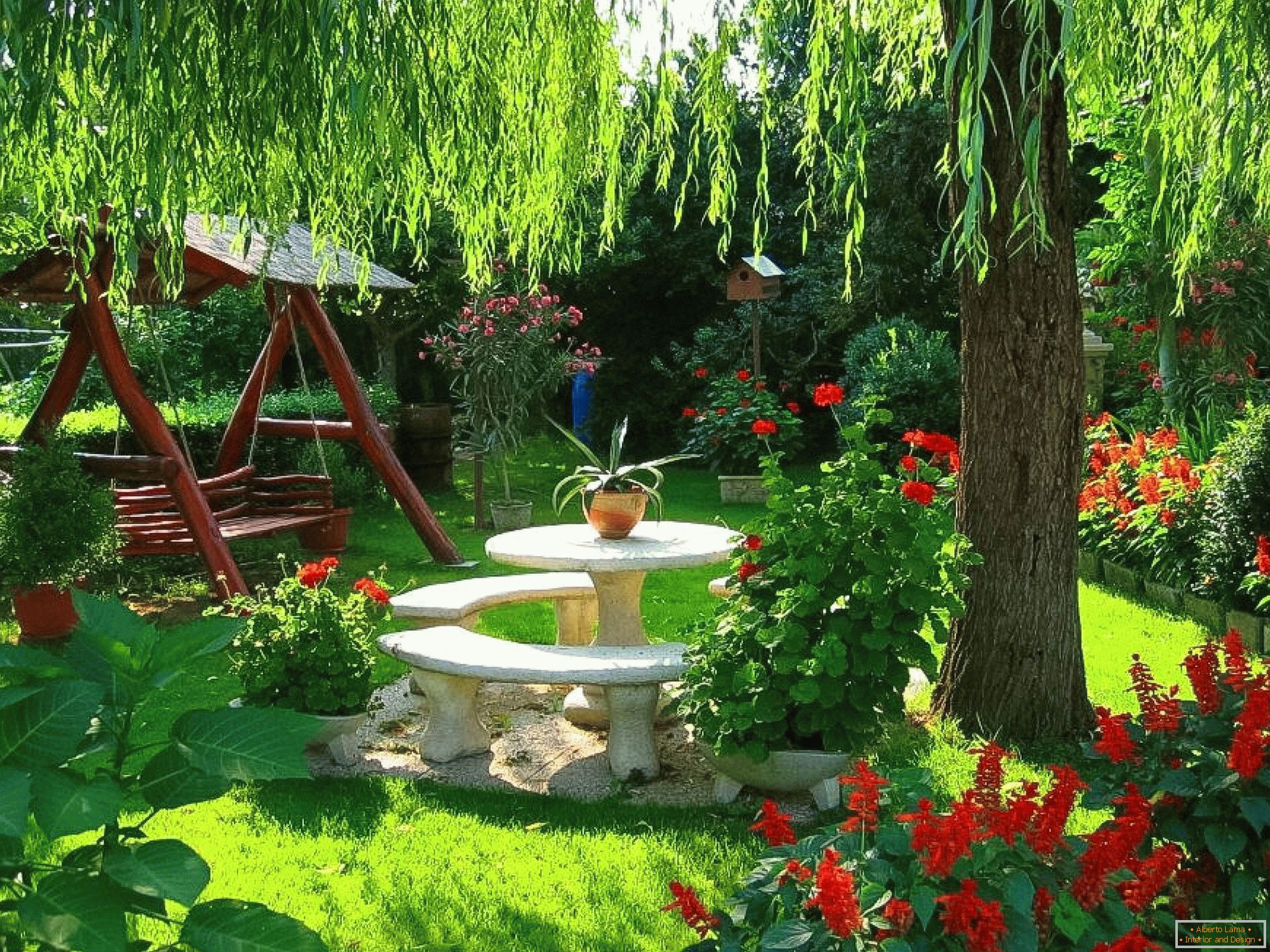 Beautiful garden decoration