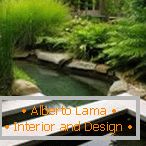 Modern style in landscape design