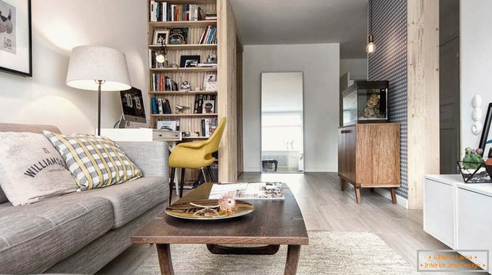 A small apartment in Scandinavian style in Russia