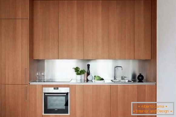 Modern kitchen design in small studio apartments 30 кв м