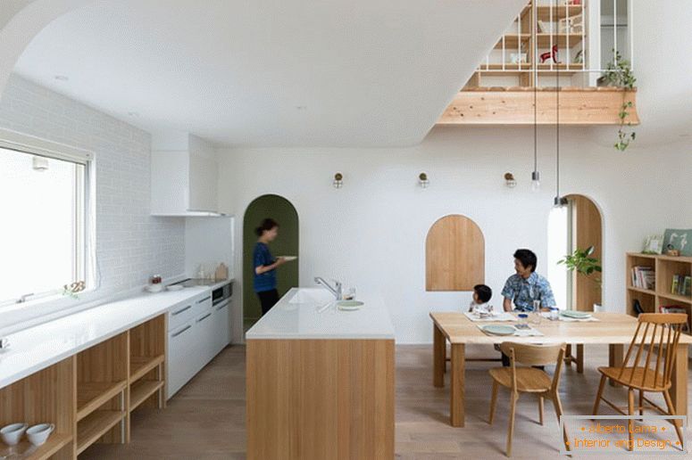 A small house with arches from ALTS Design Office