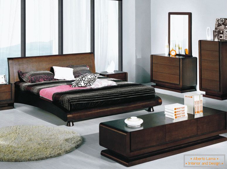 simple-and-spacious-bedroom-decoration-with-brown-wooden-furniture-like-vanity-and-drawers-contemporary-in-simple-colors