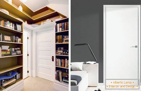 White doors in the interior - photos of rooms