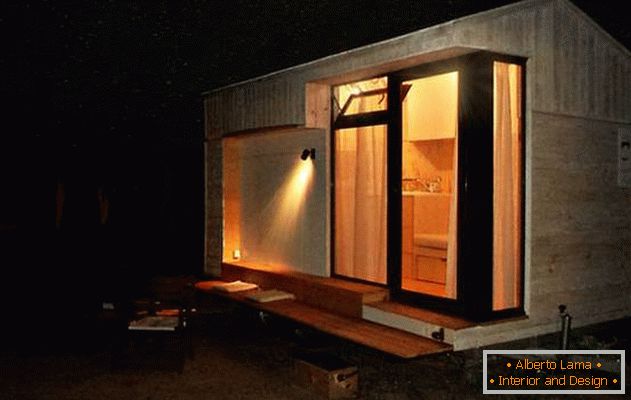 House on wheels for rest at night