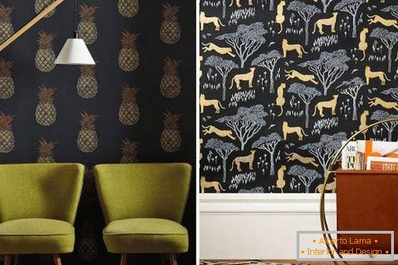 What fashionable wallpapers in 2016 - modern patterns