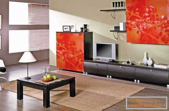 modern modular walls in the living room photo, photo 17