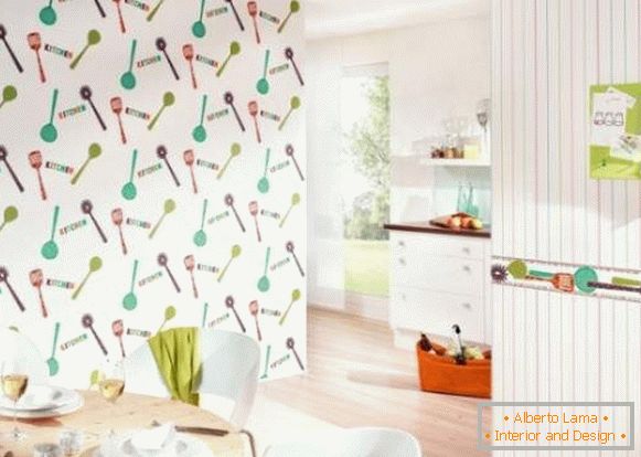 недорогие washable wallpaper for the kitchen photo, photo 24