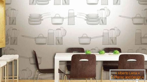 wallpaper for kitchen washable catalog leurua, photo 27