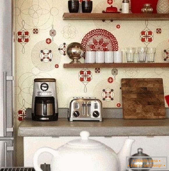 washable wallpaper for the kitchen buy, photo 50