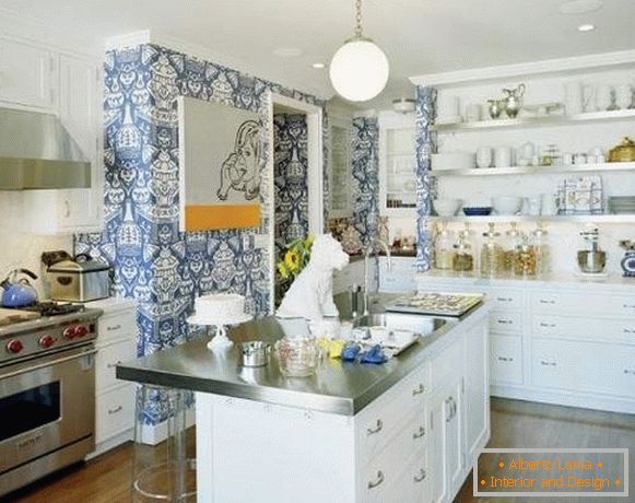 washable wallpaper for kitchen, photo 57