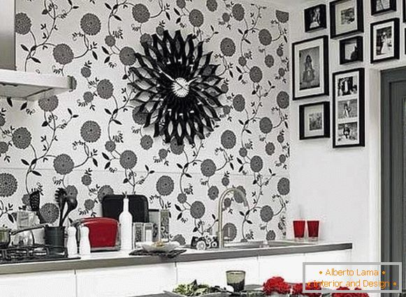 wallpaper for kitchen vinyl washable, photo 7