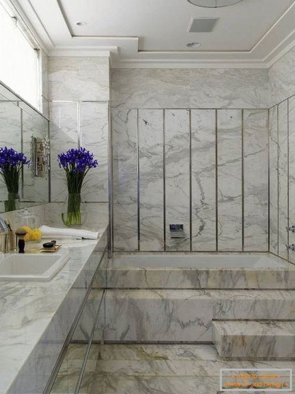 Fully marble bathroom