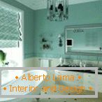 Mint shade in modern interior solutions