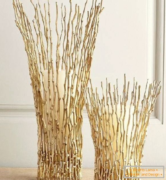 decorative branches for outdoor vases with their own hands, photo 50