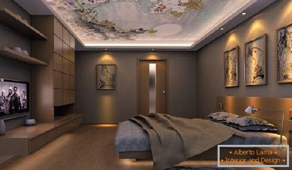stretch ceilings photos for bedroom glossy, photo 12
