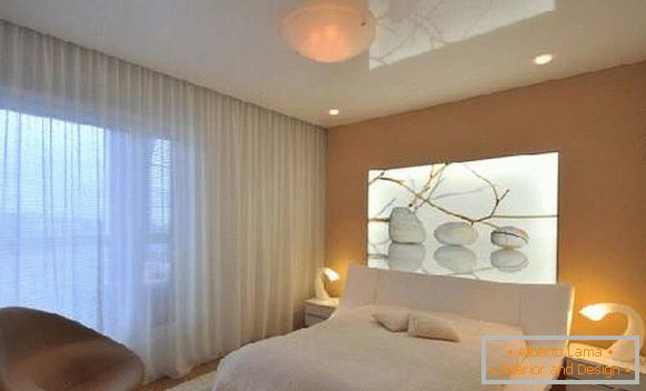 one-level stretch ceilings bedroom, photo 20