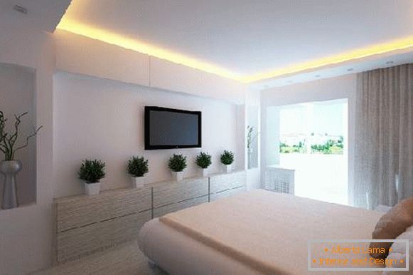 stretch ceilings 3d photo for a bedroom, photo 45
