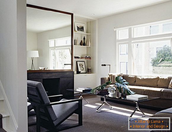 Interior of a stylish small living room