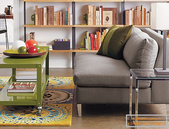 Interior of a stylish small living room