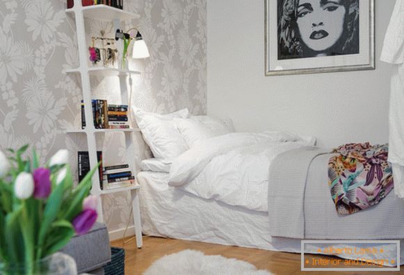 Interior of a small Swedish apartment