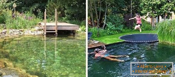 Swimming pool or swimming pool in the country - photo