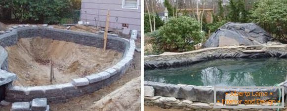 How to build a pond in the country with their own hands - projects of swimming pools with photos