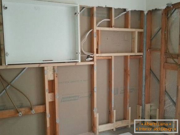 How to make a niche in a wall of plasterboard with your own hands