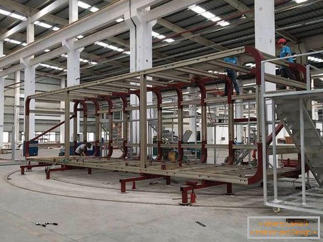 Manufacture of prefabricated house Alpod