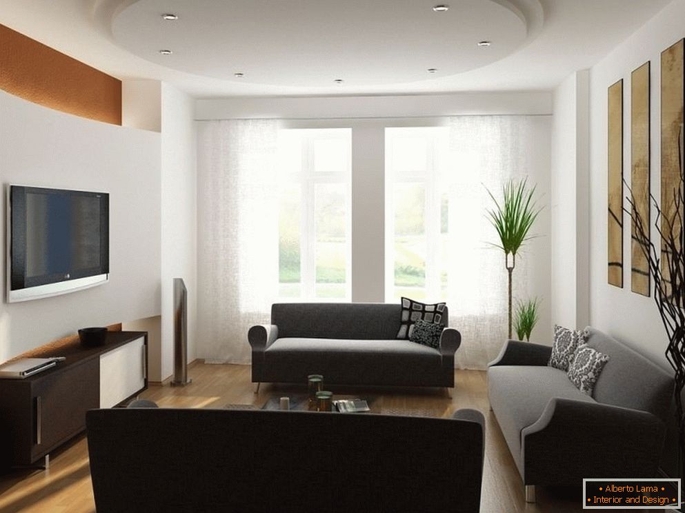 Living room with sofas
