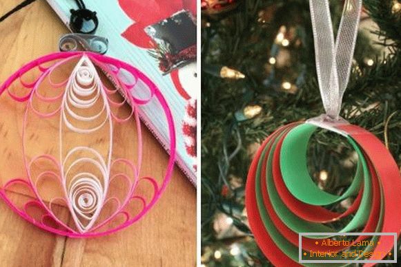 Unusual Christmas balls with your own hands