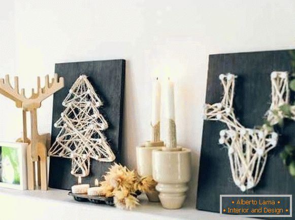 New Year's decor by own hands ideas 2018, photo 51