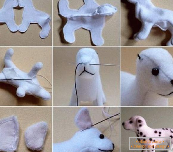 New Year's toy dog ​​with own hands, photo 13
