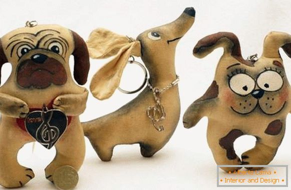 handmade Christmas toy dog ​​with his hands, photo 18