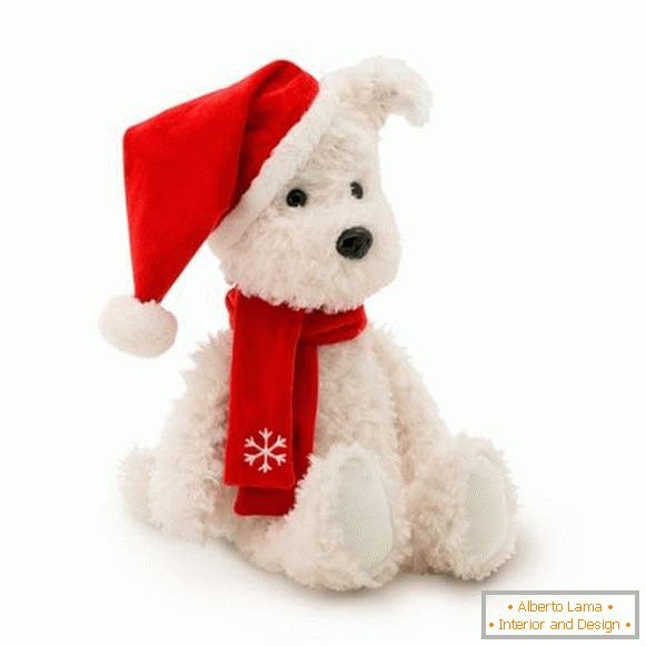 handmade Christmas toy dog ​​with his hands, photo 4