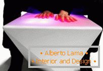NunoErin: interactive furniture that reacts to touch